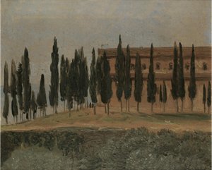 フィレンツェ近くのモンテオリヴェート修道院 作： Carl Gustav Carus